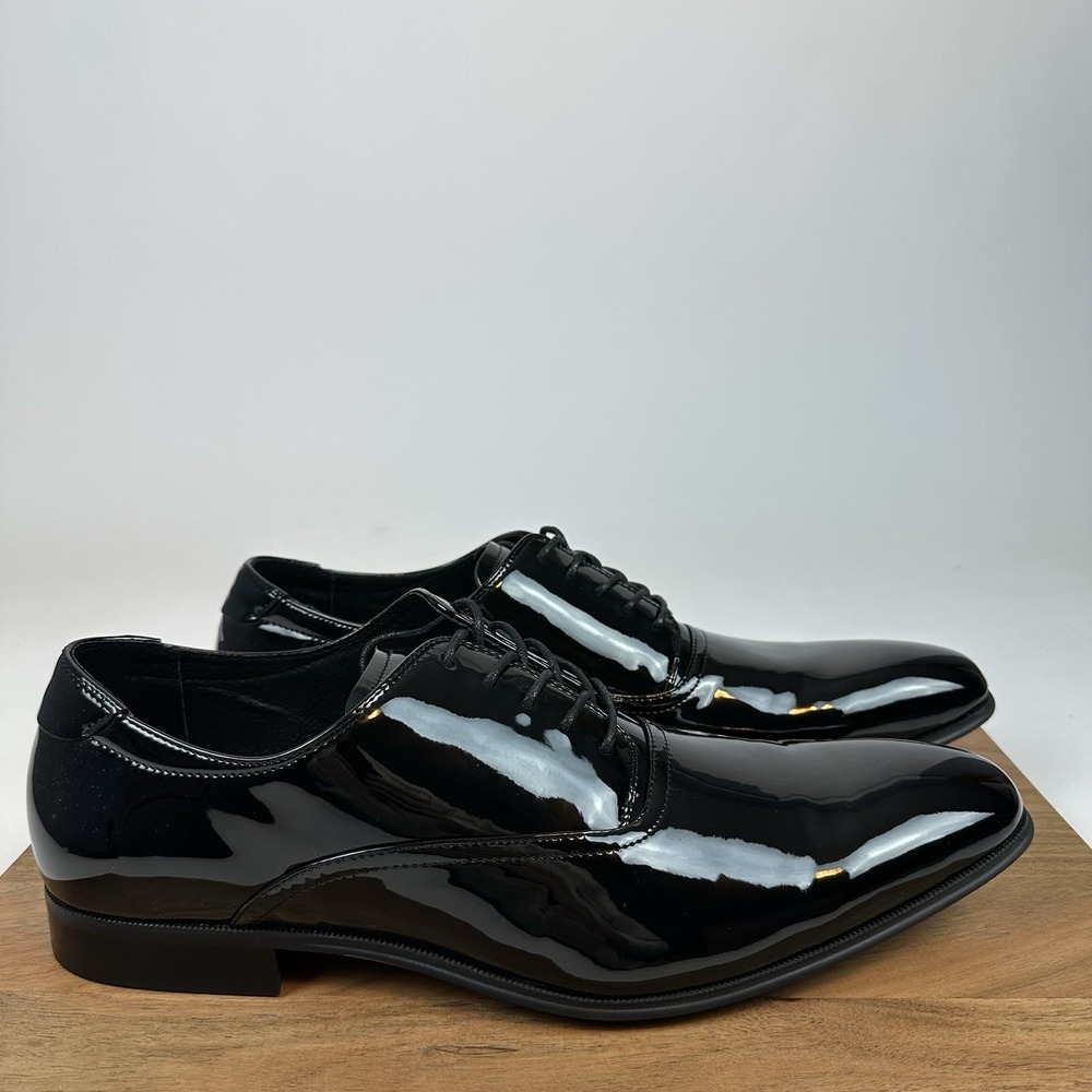 New Mens Joseph Abboud Soiree Patent Leather Lace Up Dress Shoes Sz 15 D
